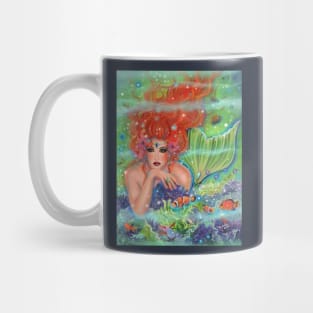 Mermaids Hiding place by Renee L. Lavoie Mug